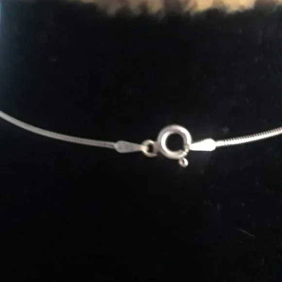 BBK Sterling Silver Leopard Skin Jasper Necklace - Picture 2 of 5